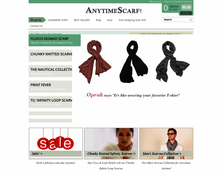 Anytimescarf.com thumbnail