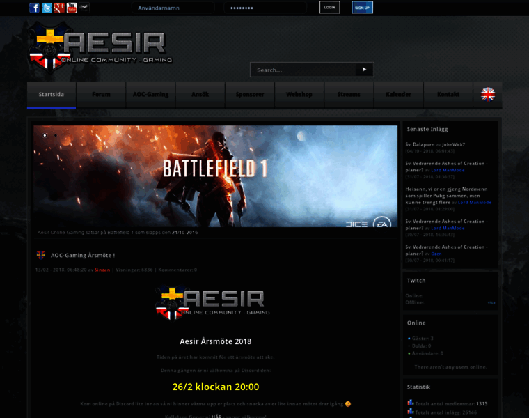 Aoc-gaming.se thumbnail Aoc-gaming.se thumbnail