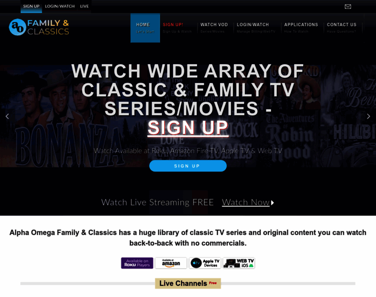 Aofamilyclassics.tv thumbnail
