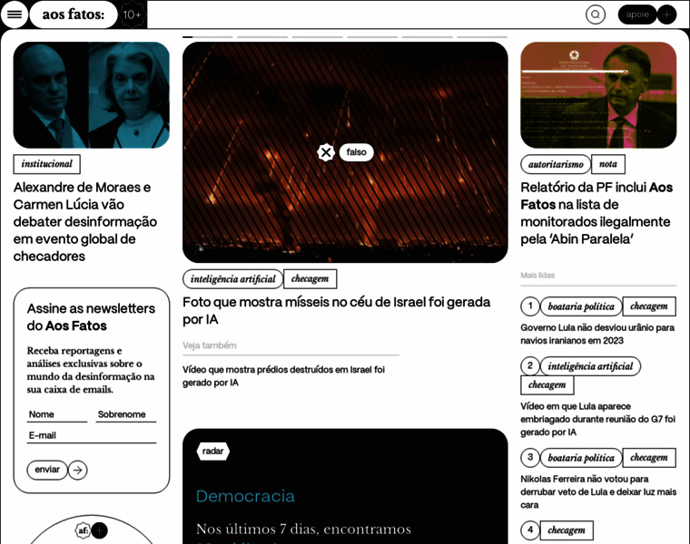 Aosfatos.org thumbnail