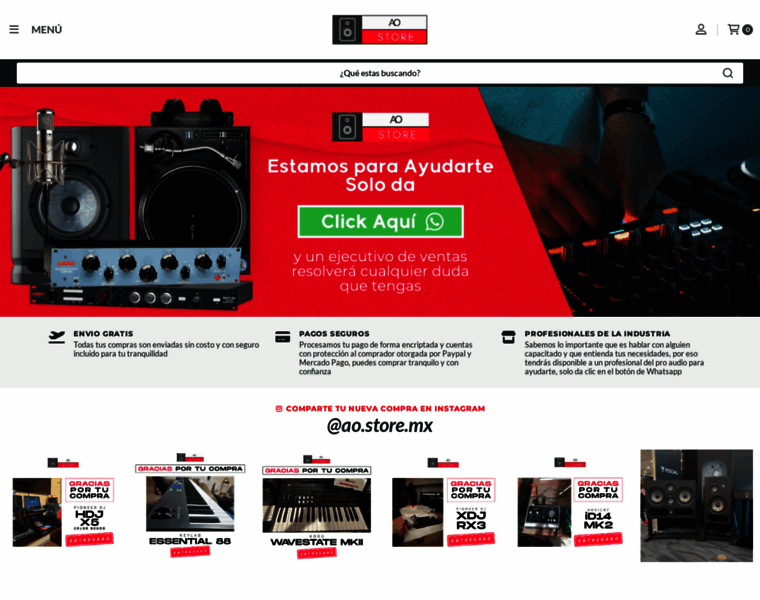 Aostore.com.mx thumbnail
