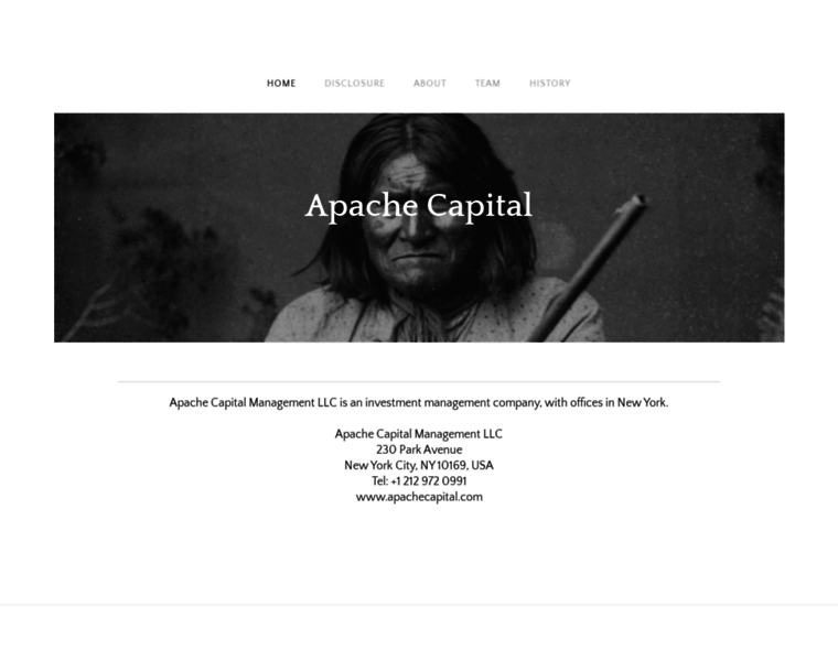 Apachecapital.com thumbnail