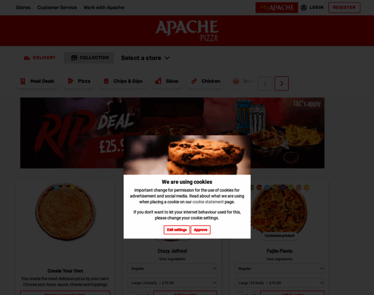 Apachepizza.co.uk thumbnail