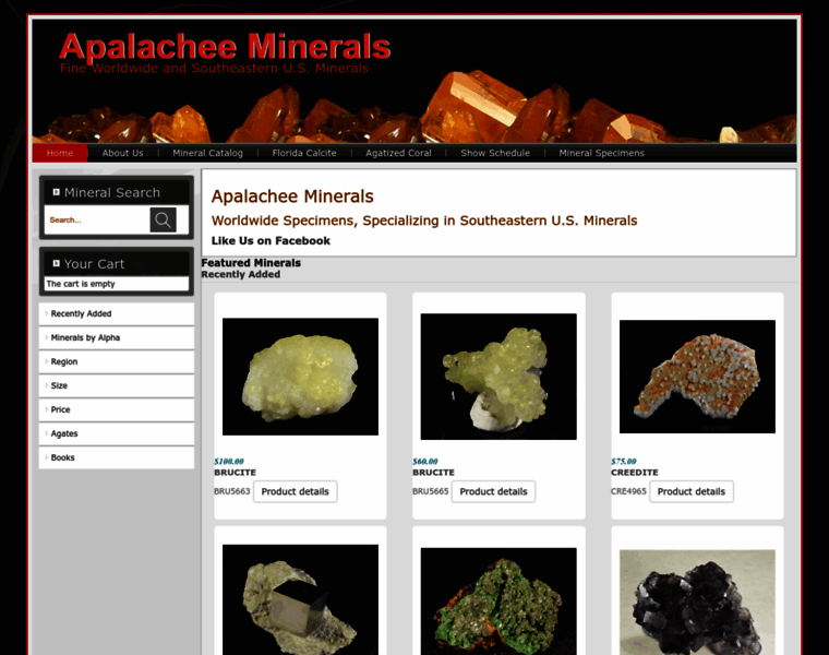 Apalachee-minerals.com thumbnail