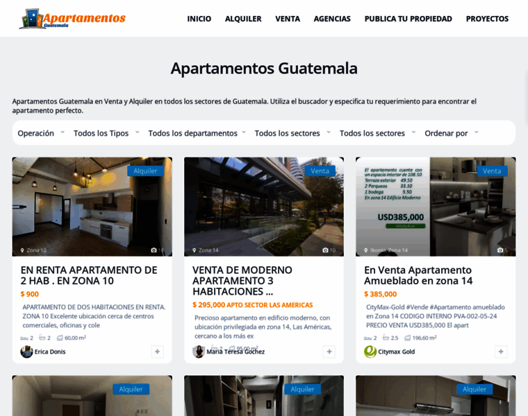 Apartamentosguatemala.com thumbnail