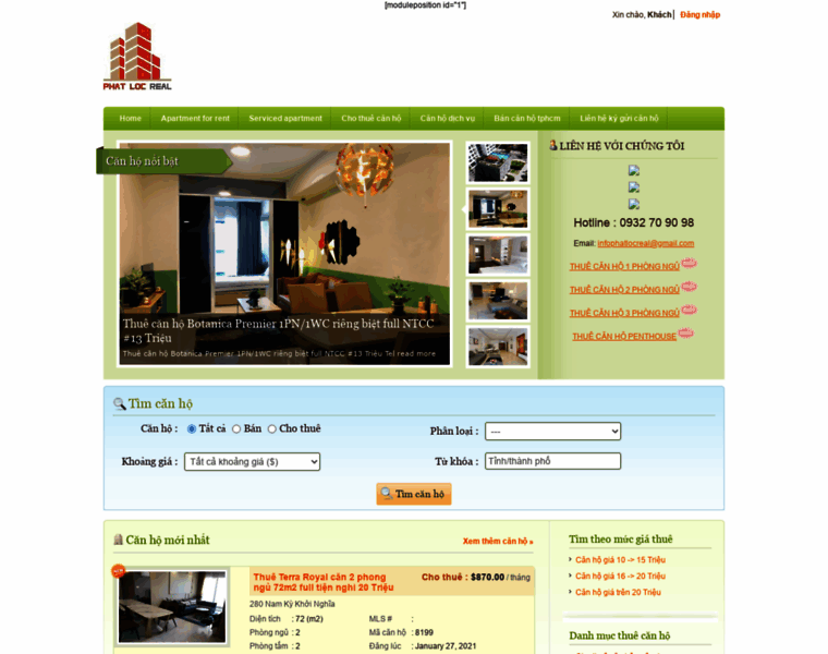 Apartmentforleasehcm.com thumbnail