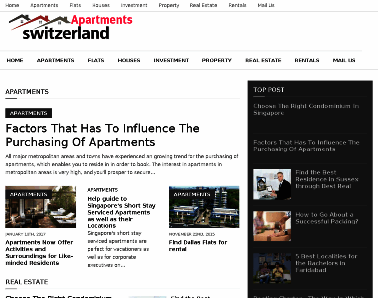 Apartmentsswitzerland.com thumbnail