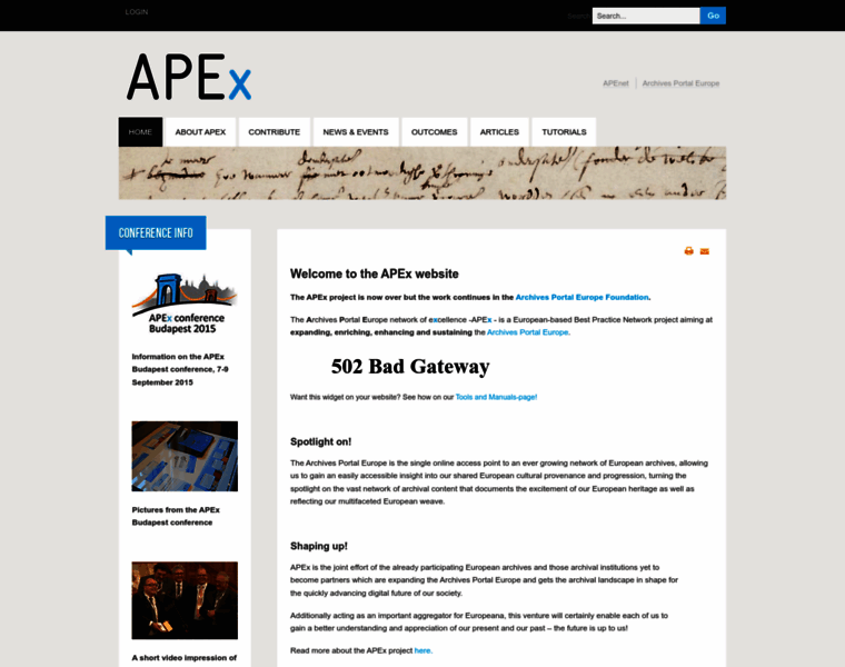 Apex-project.eu thumbnail