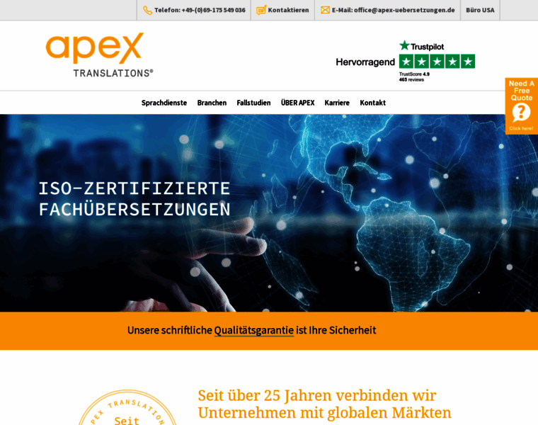Apex-uebersetzungen.de thumbnail