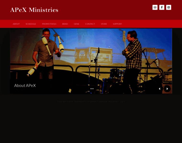 Apexministries.com thumbnail