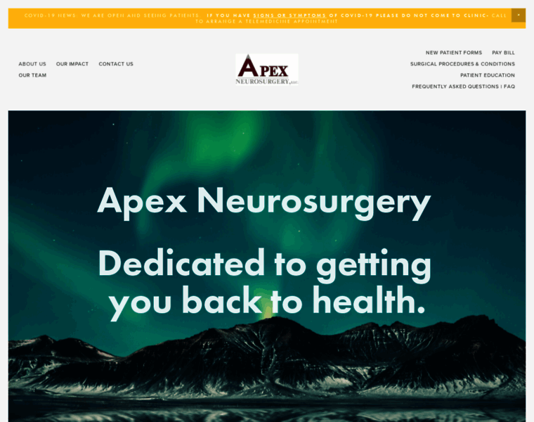 Apexneurosurgery.com thumbnail