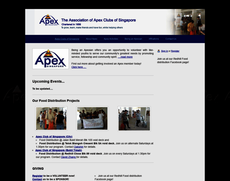 Apexsg.org thumbnail