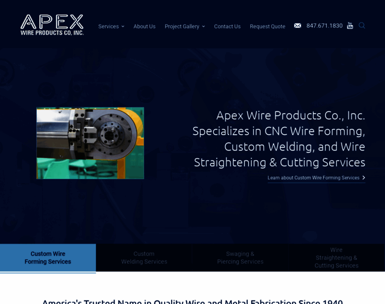 Apexwireproducts.com thumbnail