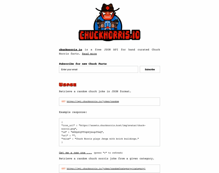 Api.chucknorris.io thumbnail