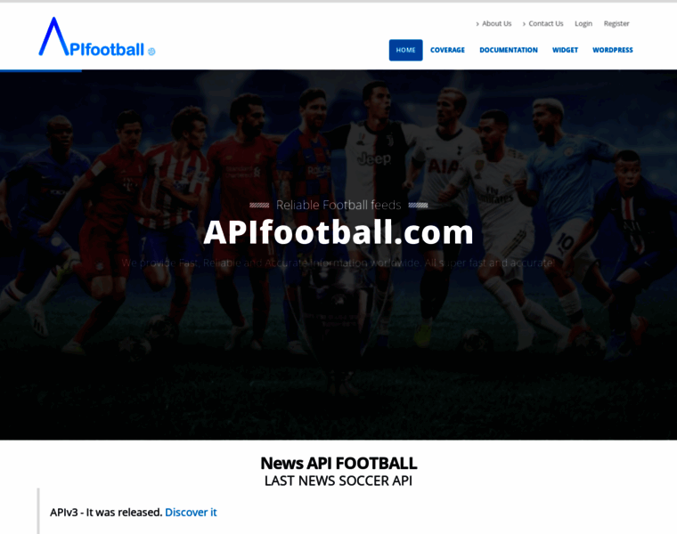 Apifootball.com thumbnail