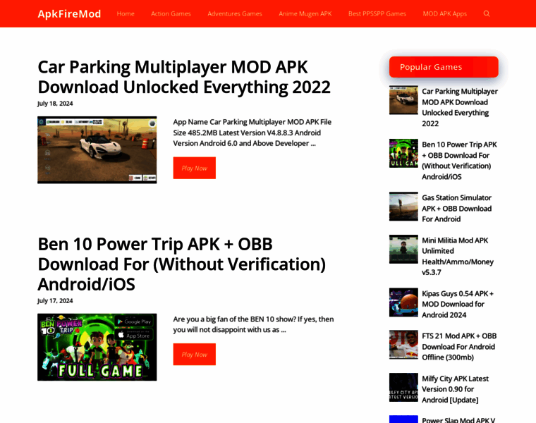 Apkfiremod.com thumbnail