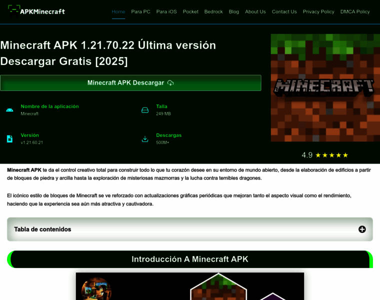 Apkminecraft.com.mx thumbnail