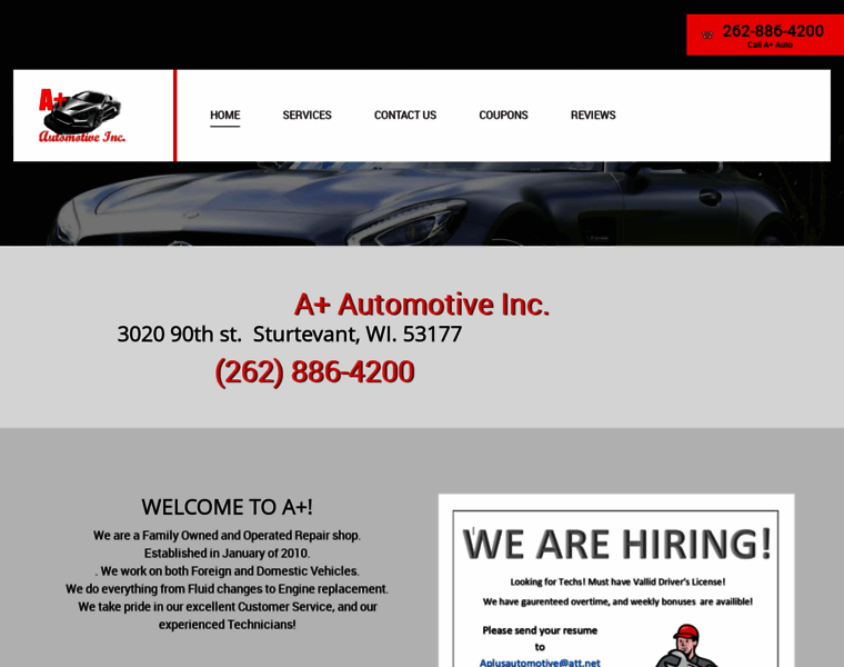 Aplusautomotiveservice.com thumbnail