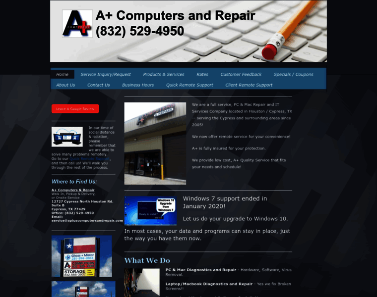 Apluscomputersandrepair.com thumbnail