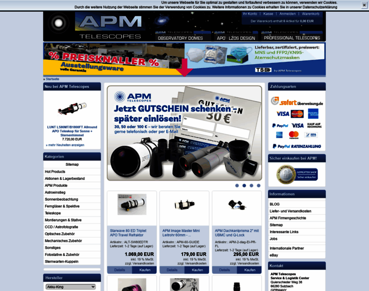 Apm-telescopes.de thumbnail