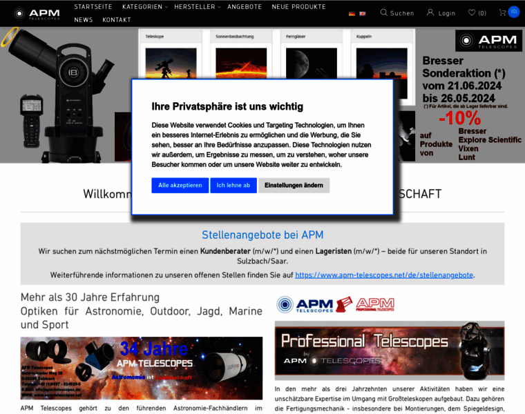 Apm-telescopes.net thumbnail