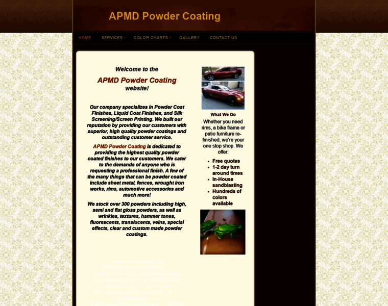 Apmdpowdercoating.com thumbnail