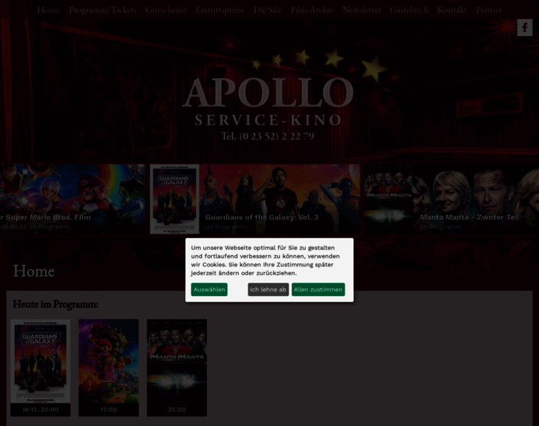 Apollo-service-kino.de thumbnail