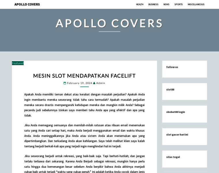 Apollocovers.co.uk thumbnail