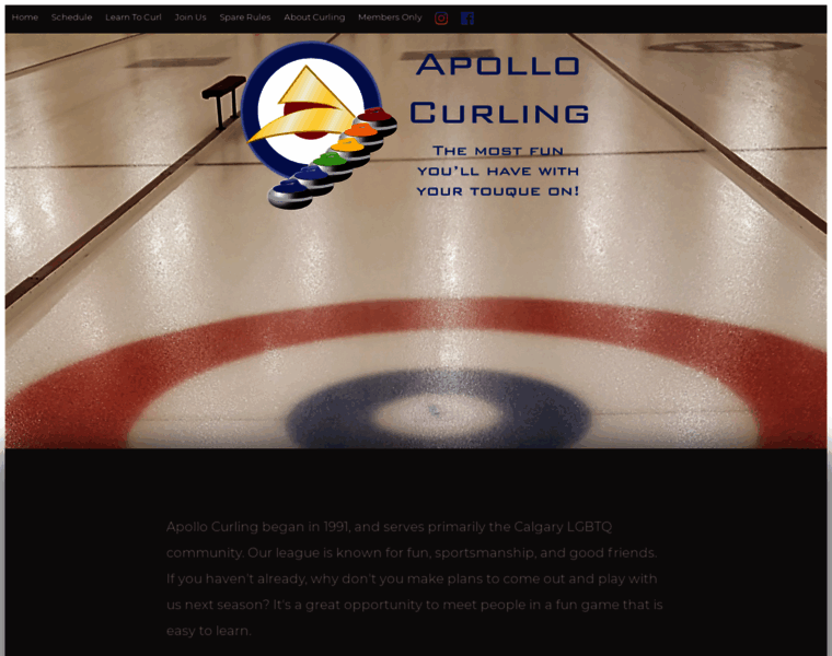 Apollocurling.com thumbnail