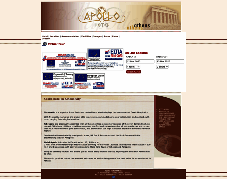 Apollonhotel-athens.com thumbnail