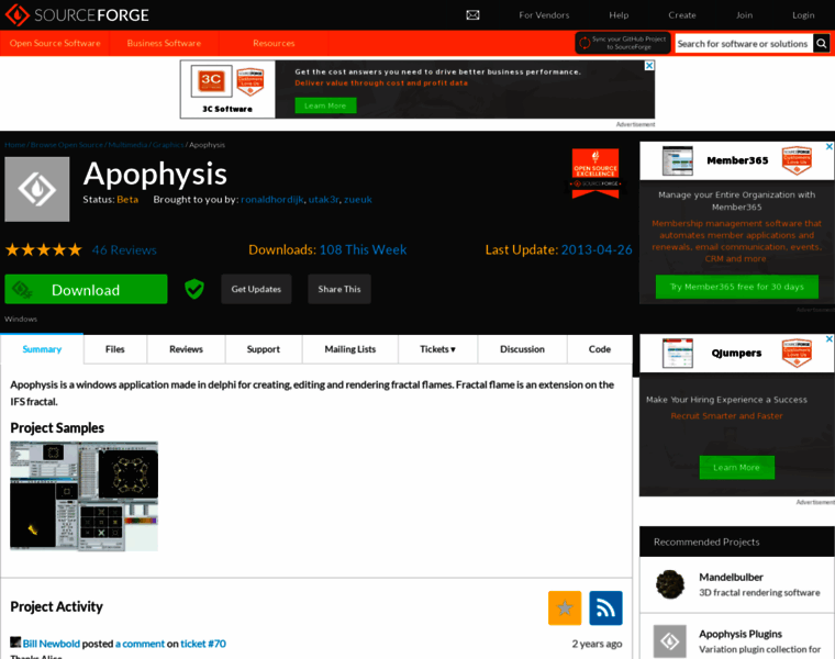 Apophysis.org thumbnail