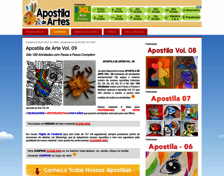 Apostiladeartes.com.br thumbnail