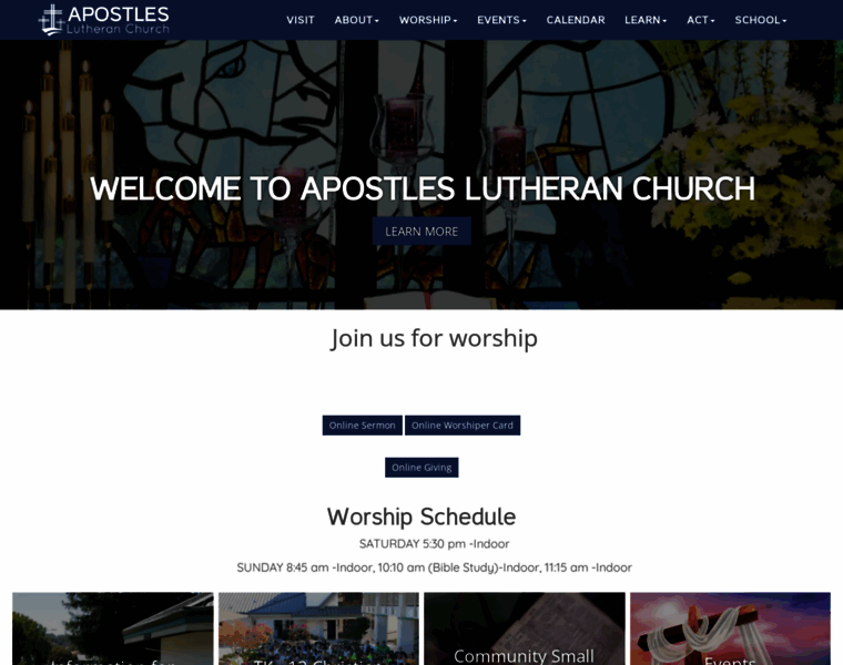 Apostles-lutheran.net thumbnail
