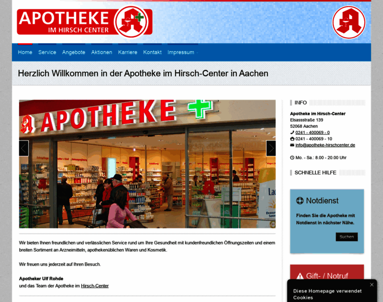 Apotheke-hirschcenter.de thumbnail
