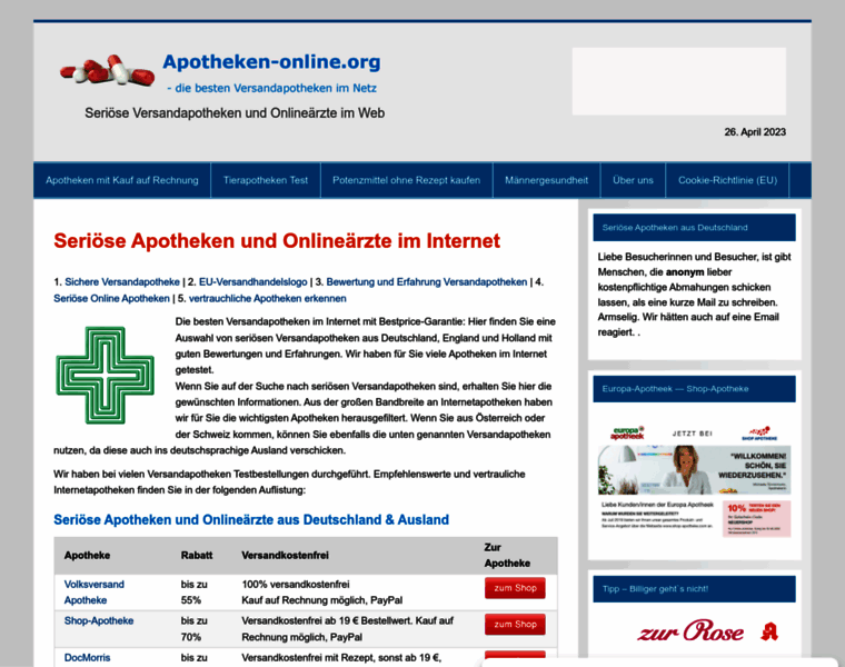 Apotheken-online.org thumbnail