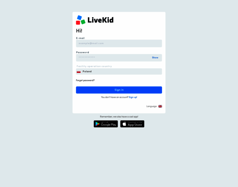 App.livekid.com thumbnail