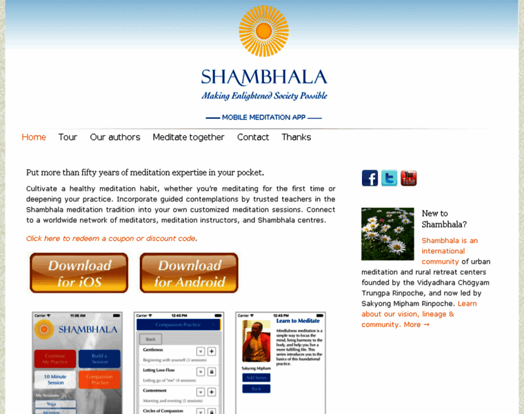 App.shambhala.org thumbnail