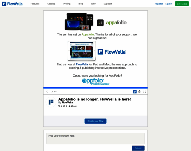 Appafolio.com thumbnail