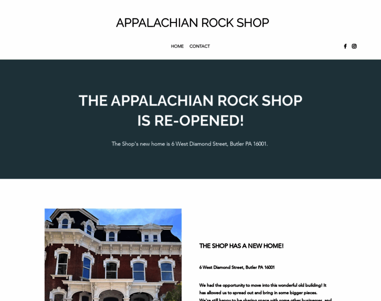 Appalachianrockshop.com thumbnail