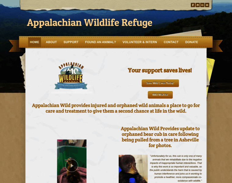 Appalachianwild.org thumbnail