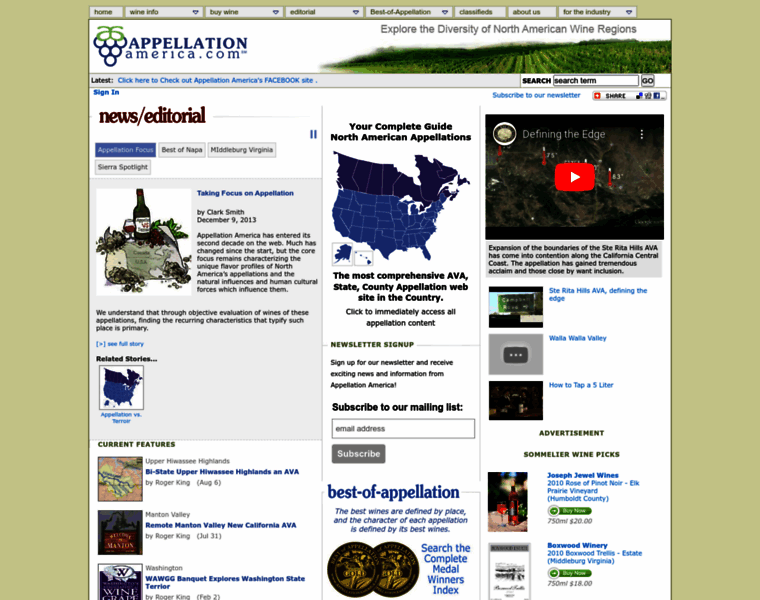 Appellationamerica.com thumbnail