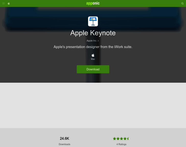Apple-keynote.apponic.com thumbnail