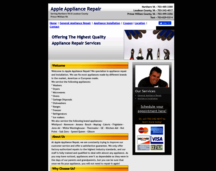 Appleappliancerepair.net thumbnail