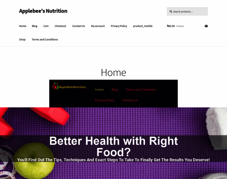 Applebeesnutrition.net thumbnail
