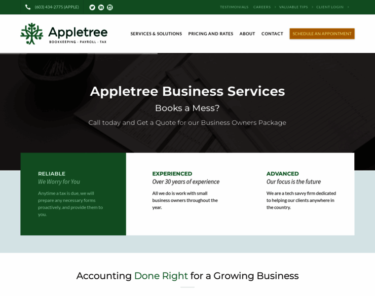 Appletreebusiness.com thumbnail