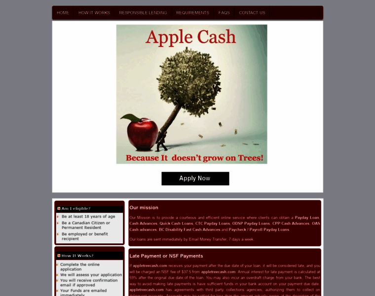 Appletreecash.com thumbnail