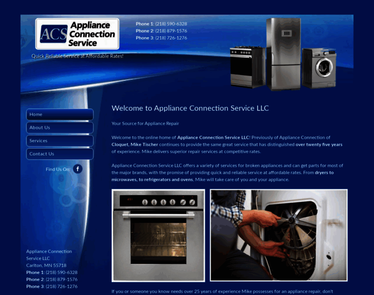 Applianceconnectionservice.net thumbnail