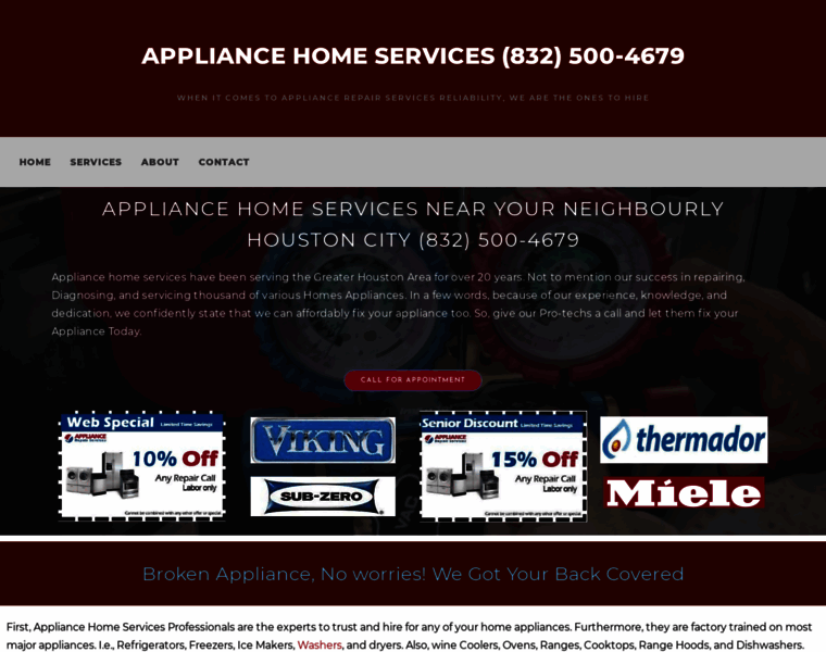 Appliancehomeservices.com thumbnail