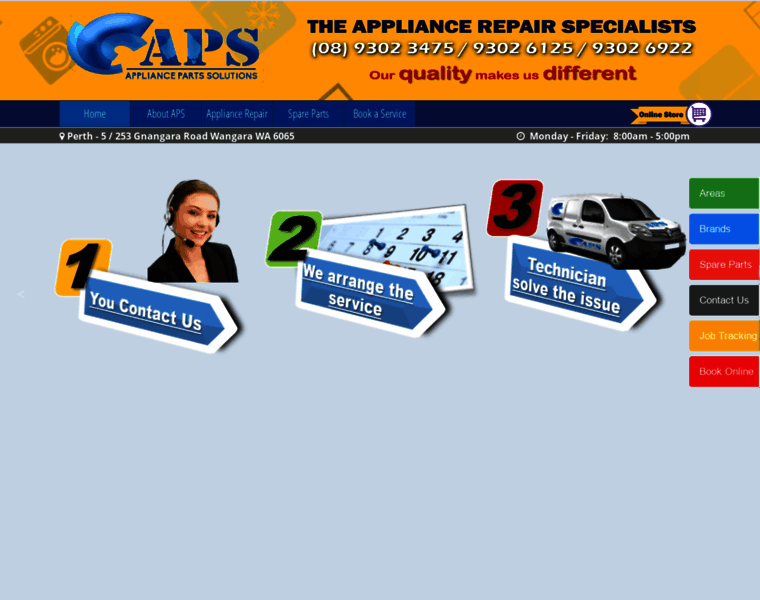 Appliancepartssolutions.com.au thumbnail