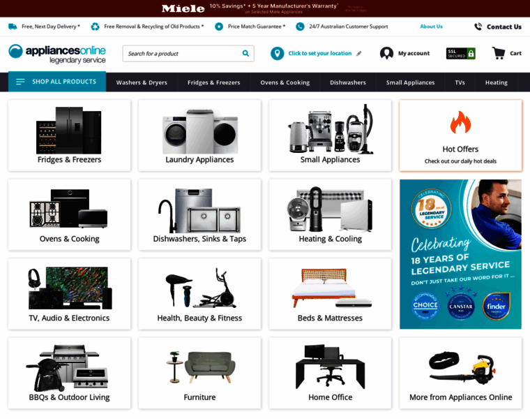 Appliancesonline.com.au thumbnail